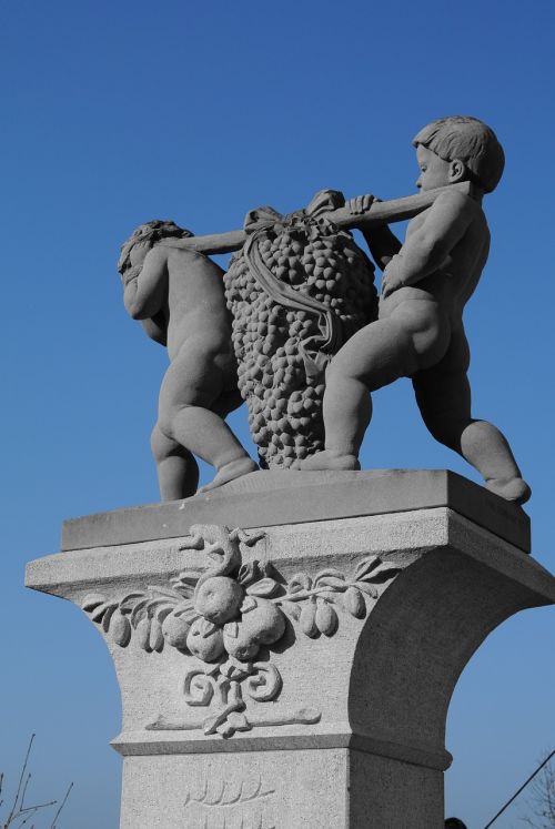 Vynuogių Auginimas, Vežėjas, Statula, Skulptūra, Figūra