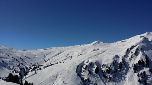 Žiema, Kalnai, Austria