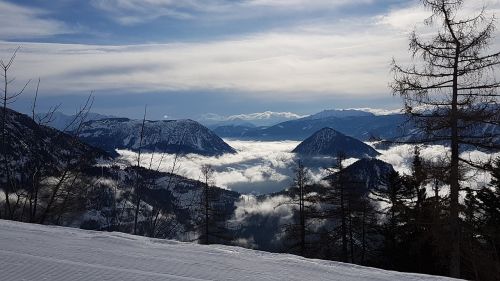 Žiema, Kalnas, Alpių, Kraštovaizdis