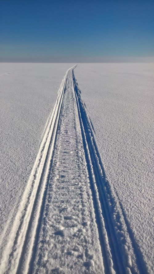 Žiema, Trasa, Slidinėjimas, Suomių
