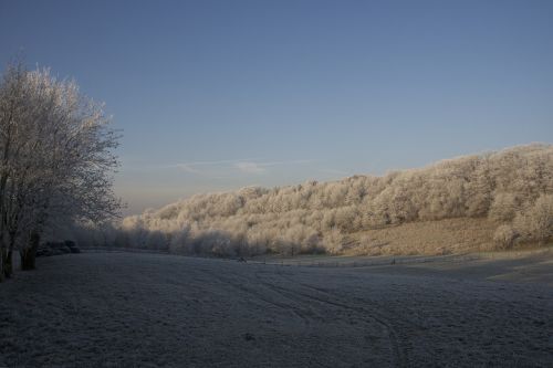 Žiema, Valkenburg, Sniegas