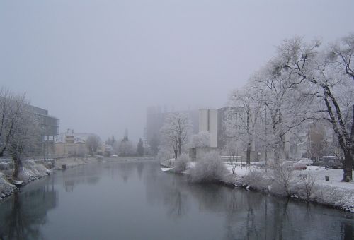 Žiema, Strasbourg, Europos Parlamentas
