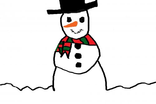 Spalvinga,  Fonas,  Menas,  Skaitmeninis,  Žiemos Vakarėlis Sniegas Snowman Sniegas
