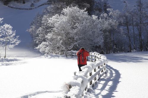 Žiemą, Sniego Kraštovaizdis, Valsertal