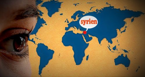 Moteris, Akis, Pasaulio Žemėlapis, Sirija, Pabėgėliai, Kriese, Pabegti, Prieglobstis