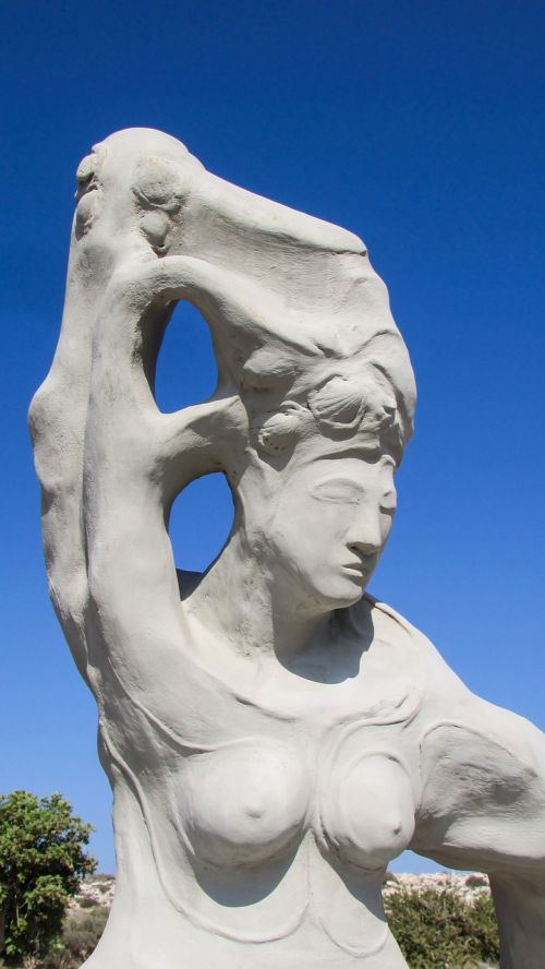 Moteris, Tvirtas, Skulptūra, Skulptūrų Parkas, Menas, Šiuolaikiška, Ayia Napa, Kipras