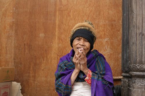 Moteris, Senas, Žmogus, Veidas, Nepalas