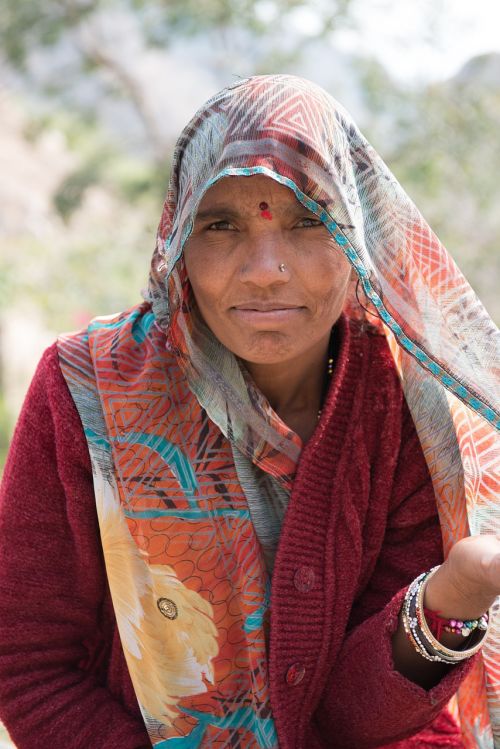 Moteris, Jaipur, Indija