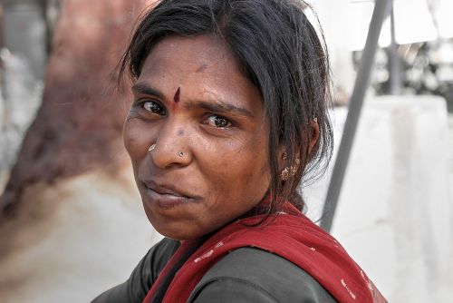 Moteris, Portretas, Indijos