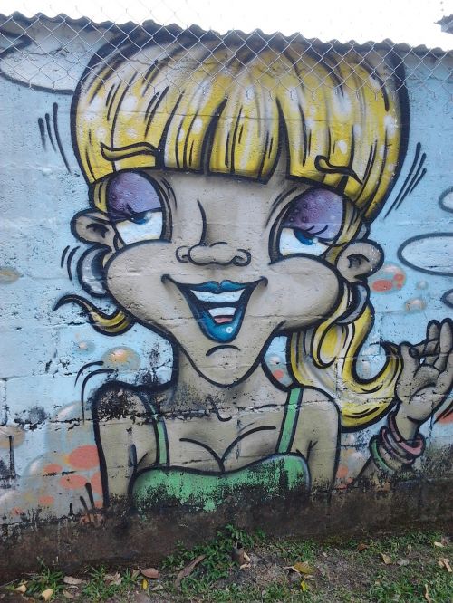 Moterys, Grafiti, Siena