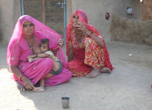Moterys, Maitinimas Krūtimi, Rajasthan, Motina, Vaikas