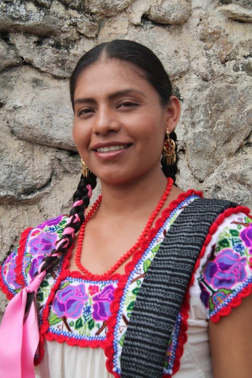 Moterys, Indijos, Meksika, Oaksaka, Skurdas, Tradiciniai Drabužiai