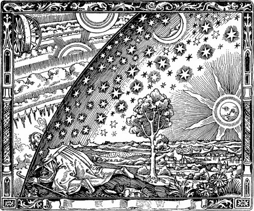 Medžio Pjovimas, Medžio Graviravimas, Blokuoti Spausdinimą, Ksilografija, 1888, Piešimas, Atmosfera, Camille Flammarion