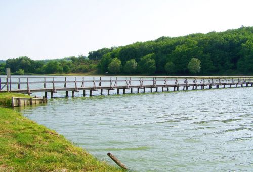 Medinis Tiltas, Erősmároki Ežeras, Vengrija