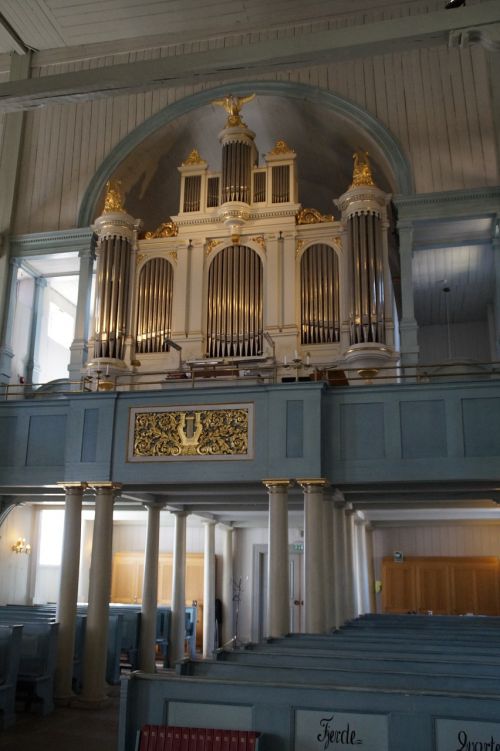 Medinė Bažnyčia, Organas, Bažnytinis Organas, Švedija, Bažnyčia, Organų Švilpukas, Architektūra, Muzikinis Instrumentas