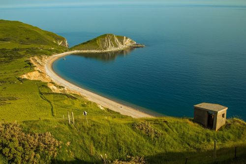 Smulkusis Įlankoje,  Jūra,  Dorset,  Vandenynas