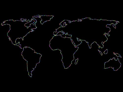 Pasaulis, Žemėlapis, Žemė, Pasaulio Žemėlapis, Grafika, Modelis, Piešimas, Abstraktus