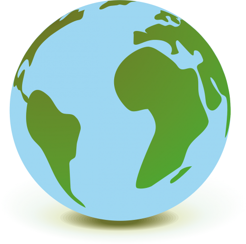 Pasaulis, Gaublys, Žemė, Mėlyna Planeta, Žemynai, Afrika, Amerikietis, Nemokama Vektorinė Grafika