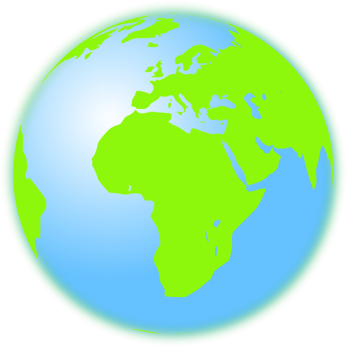 Pasaulis, Gaublys, Afrika, Žemynas, Žemė, Geografija, Geologija, Planeta, Nemokama Vektorinė Grafika