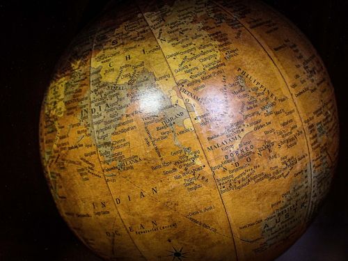 Pasaulis, Žemė, Balionas, Žemėlapis