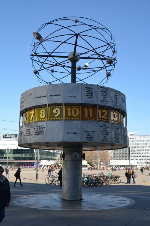 Pasaulio Laikrodis, Berlynas, Meno Kūriniai, Architektūra, Alexanderplatz