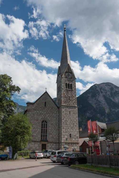 Pasaulinis Paveldas, Hallstadt, Kalnai, Austria, Alpių, Bažnyčia, Druska