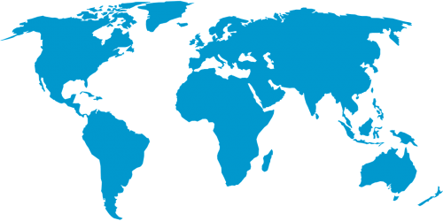Pasaulio Žemėlapis, Žemė, Visuotinis, Žemynai, Mėlynas, Nemokama Vektorinė Grafika