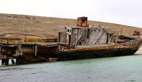 Avarija,  Uosto Stanley,  Falklando Salos