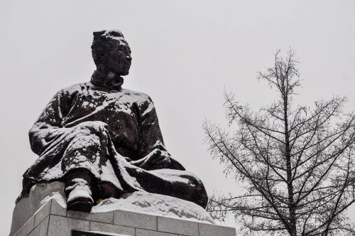 Rašytojas,  Poetas,  Statula,  Literatūra,  Ulaanbaatar,  Mongolija,  Senas,  Autorius