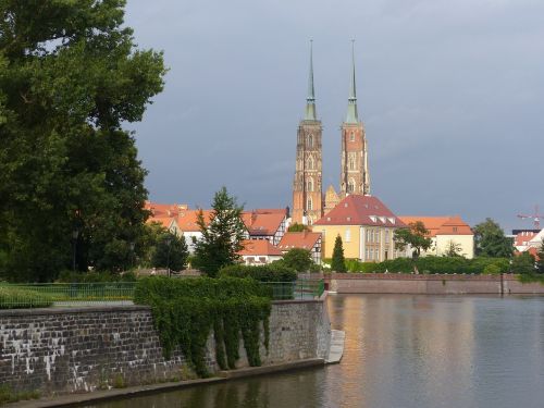 Vroclave, Breslau, Bažnyčia, Miestas, Lenkija, Vakarų, Upė Oder