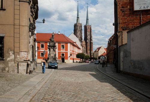 Vroclave, Lenkija, Wrocław, Istoriškai, Bažnyčia, Smėlio Sala