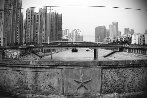 Wuhu Upės Tiltas, Qingyi, Juoda Ir Balta