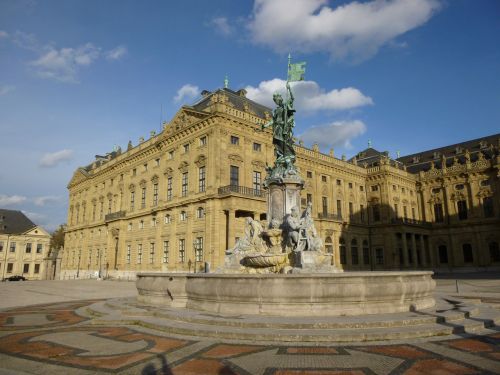 Würzburg, Gyvenamoji Vieta, Pasaulinis Paveldas, Pilis, Istoriškai, Unesco, Fontanas