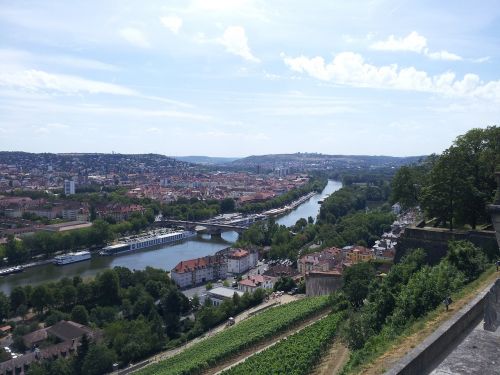 Würzburg, Upė, Vaizdas, Vokietija, Kraštovaizdis