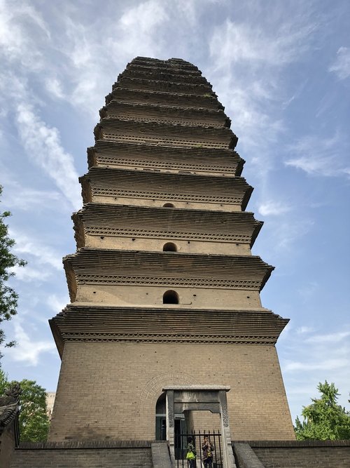 Xian,  Mažas Laukinių Žąsų Pagoda,  Paveikslėliai