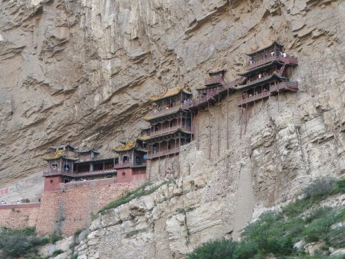 Xuankong Si, Kabo Šventykla, Šanxi Provincija, Kinija, Datong, Budizmas, Taoizmas, Konfucius, Vienuolynas
