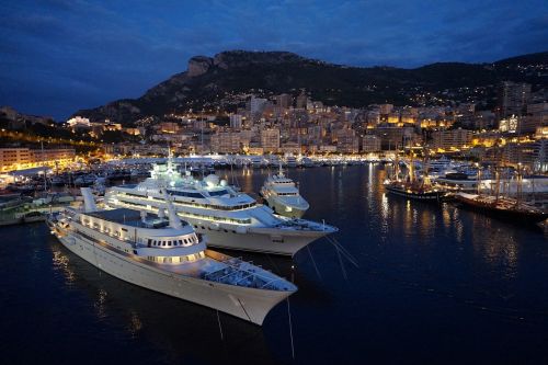 Jachta, Monaco, Uostas, Laivai, Viduržemio Jūros