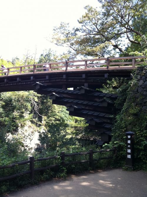 Yamanashi, Saruhashi, Japonija 3 Keistini Tiltai