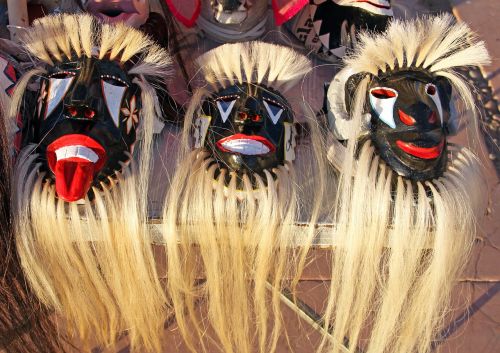Yaqui Indian, Yaqui Kaukes, Yaqui Ceremoninė Kaukė, Meksikietiškai Indai, Yaqui, Kaukė