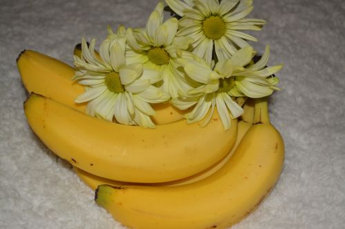 Vaisiai,  Gėlė,  Spalvinga,  Geltona Bananų Gėlių Ramunėlių Žiedai