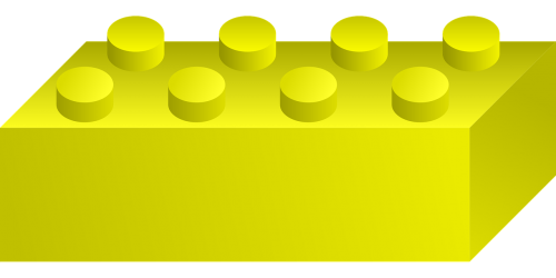 Geltona Plyta, Žaislai, Vaikai, Statyba, Vaikystę, Plastmasinis, Nemokama Vektorinė Grafika