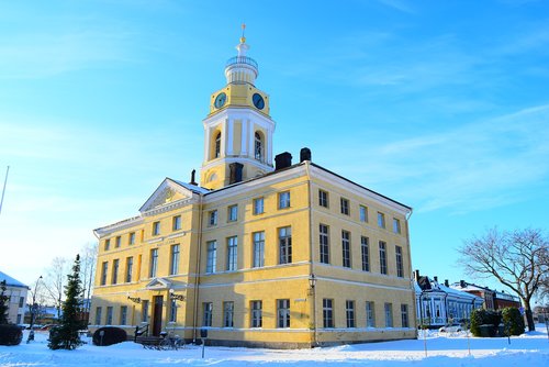 Geltonos Pastatas,  Suomija,  Susirinkimų Rūmai