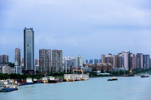 Yichang Panoraminis, Riverside, Aukšti Pastatai, Jangdzės Upė