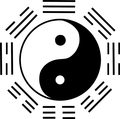 Yin Ir Yang, Kinija, Tao, Taoizmas, Tikėjimas, Nemokama Vektorinė Grafika