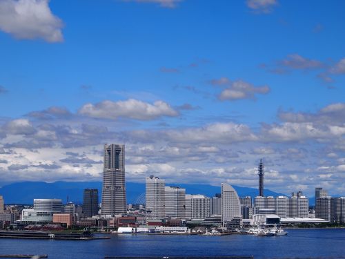 Jokohama, Minato Mirai, Orientyras, Raudonųjų Plytų Sandėlis, Uostas, Tanzawa, Tanzawa Masė, Jūra
