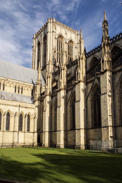 York Minster, Katedra, Bažnyčia, Šv. Petro Katedra, Gotika, Viduramžiai, York, Anglija, Architektūra