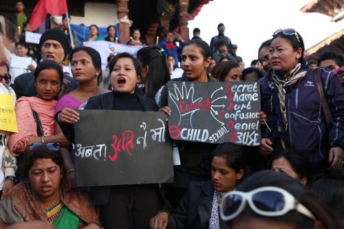 Protestas, Basantapur, Katmandu