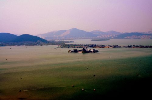 Kraštovaizdis,  Yunlong & Nbsp,  Ežeras,  Xuzhou,  Kinija,  Vanduo,  Kalnai,  Peizažas,  Yunlong Ežeras
