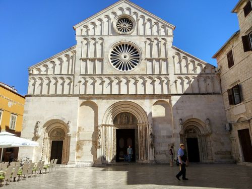 Zadar, Kroatija, Katedra, Viduržemio Jūros, Turizmas, Kelionė, Europa, Dalmatija, Adrijos Regionas, Architektūra