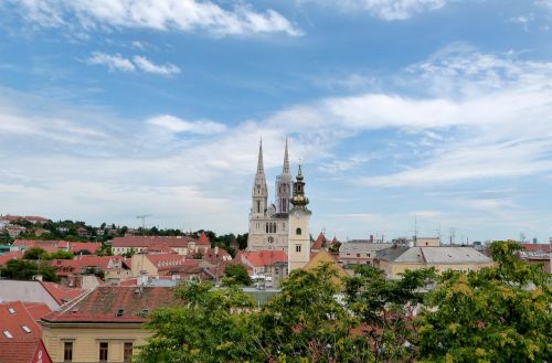 Zagrebas, Katedra, Europa, Kroatija, Architektūra, Gotika